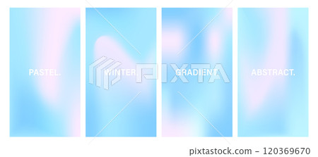 Gradient Pastel Winter Background. Set of Blur banners. Holographic print. Abstract vector illustration in Blue tones. Sky colors wallpaper Gradient Pastel Winter Background. Set of Blur banners. Holographic print. Abstract vector illustration in Blue tones. Sky colors wallpaper 120369670
