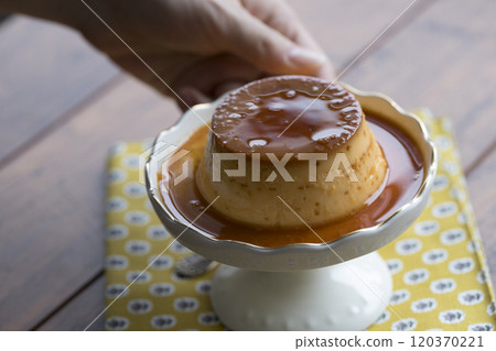 Handmade pudding 120370221