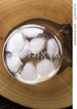 cold mineral water with a lot of gases and bubbles cold mineral water with a lot of gases and bubbles 120370273