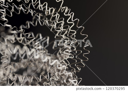 curved heating wire made of metal curved heating wire made of metal 120370295