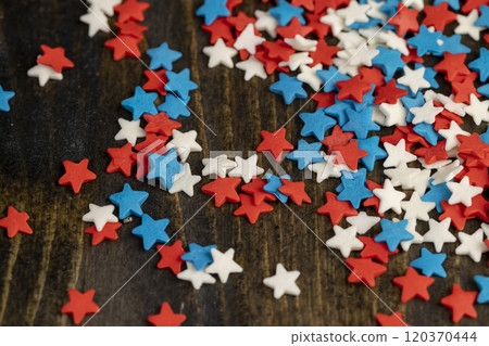 sweet sugar candies in the shape of a star sweet sugar candies in the shape of a star 120370444