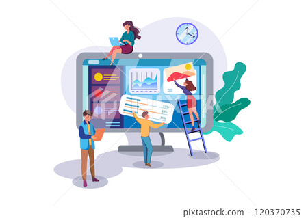 Creative Idea Presentation Illustration 120370735