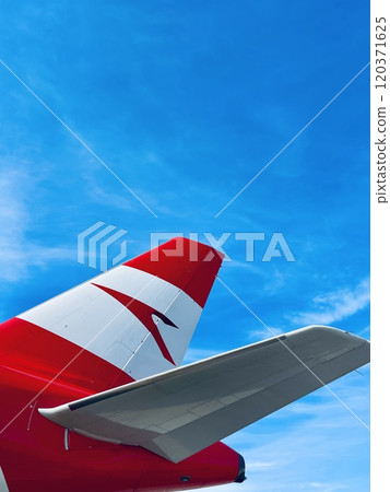 An aircraft on tarmac at Vienna International Airport. An aircraft on tarmac at Vienna International Airport. 120371625