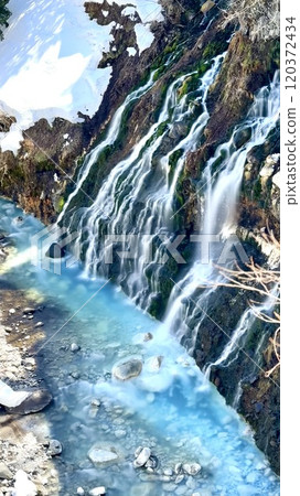 Shirahige Falls at Shirogane Onsen 120372434