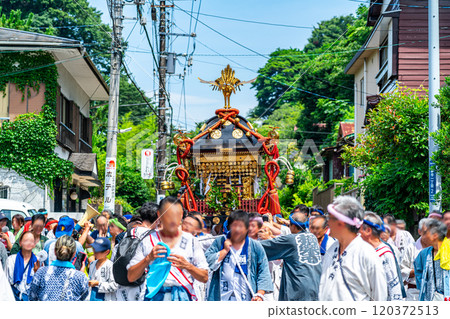 [神奈川縣] 八雲神社一年一度的祭典在鎌倉極樂寺舉行 120372513
