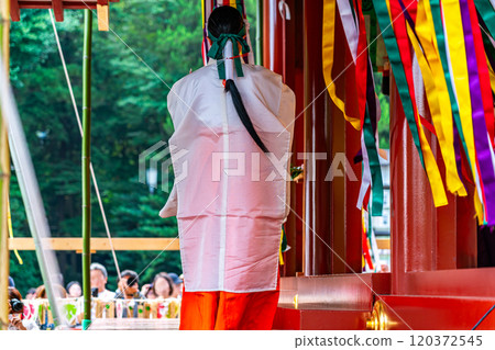 [Kanagawa Prefecture] Tanabata Festival Ceremony held at Tsurugaoka Hachimangu Shrine in Kamakura 120372545