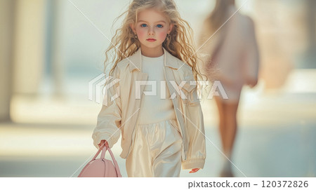 Attractive girl on the T platform Attractive girl on the T platform 120372826