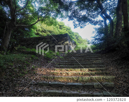 米子城堡廢墟風景 米子城堡廢墟風景 120372828