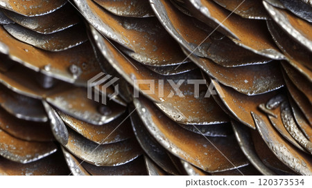 Texture of rusty iron. Rust on sheet of metal. Rust stains on surface. Pattern in vintage style 120373534