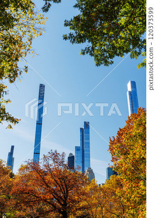 Central Park in New York City on a sunny autumn Central Park in New York City on a sunny autumn 120373599