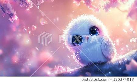 Cute anime owl 120374017