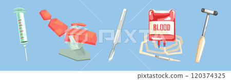 Medical Device and Equipment for Hospital Vector Set Medical Device and Equipment for Hospital Vector Set 120374325