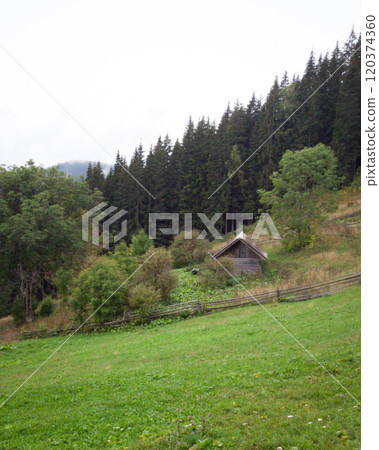 Old house in the mountain 120374360