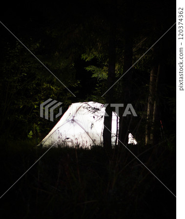 Camping life in the mountains Camping life in the mountains 120374362