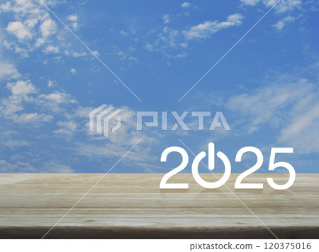Happy new year 2025 success concept Happy new year 2025 success concept 120375016