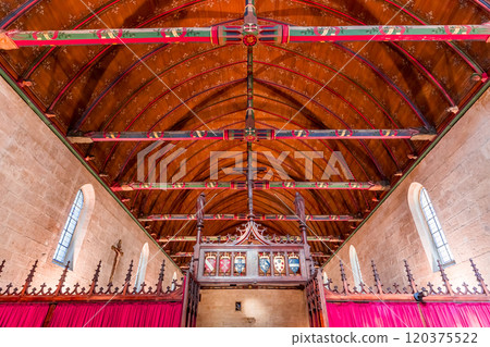Hospices de Beaune, Burgundy, France,interiors 120375522