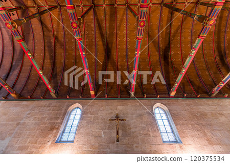 Hospices de Beaune, Burgundy, France,interiors 120375534