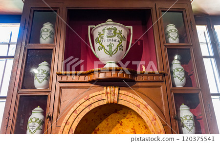 Hospices de Beaune, Burgundy, France,interiors 120375541