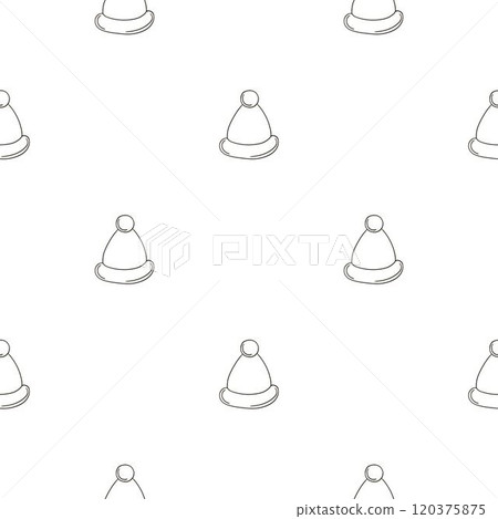 Christmas background. Coloring pattern in hand draw style Christmas background. Coloring pattern in hand draw style 120375875