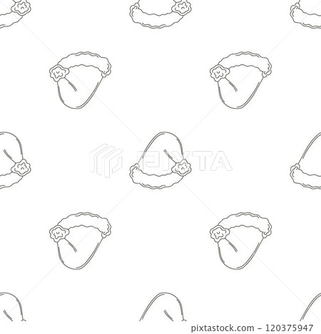 Christmas background. Coloring pattern in hand draw style Christmas background. Coloring pattern in hand draw style 120375947