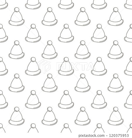 Christmas background. Coloring pattern in hand draw style 120375953