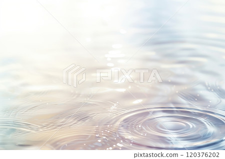 Serene Water Ripple Background for Medical and Wellness Flyers 120376202