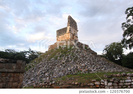 Maya ruins of Labna  temple, Yucatan, Mexico 120376700