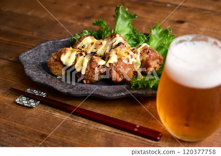 起司蛋黃醬炸雞 120377758