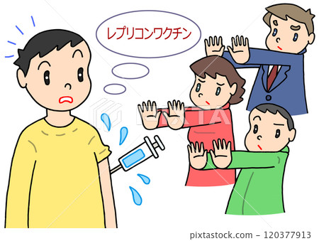 Illustrations of medical issues - Replicon vaccine, COVID-19 vaccine, next-generation mRNA vaccine, vaccination refusal, manufacturing Illustrations of medical issues - Replicon vaccine, COVID-19 vaccine, next-generation mRNA vaccine, vaccination refusal, manufacturing 120377913