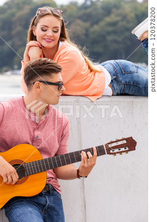 Couple spending time together. 120378200