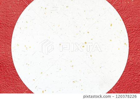 Momi Washi paper (with gold and silver foil) Red and white 7 120378226