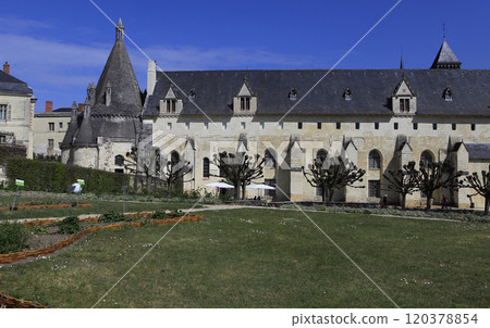 Fontevraud abbey, Saumur, Loire valley, France 120378854