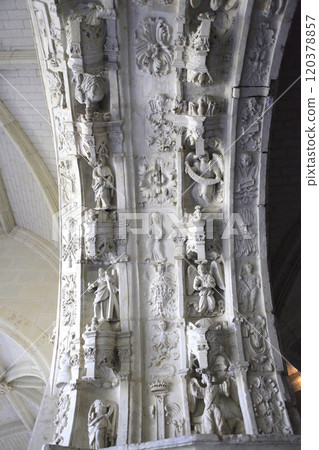 Fontevraud abbey, Saumur, Loire valley, France 120378857