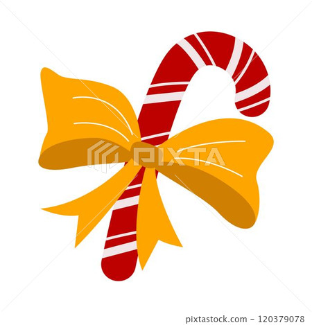 Traditional Christmas sweet candy cane 120379078