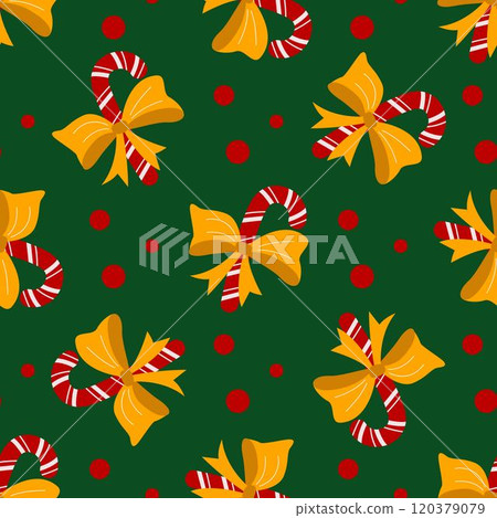 Holiday background with candy canes 120379079