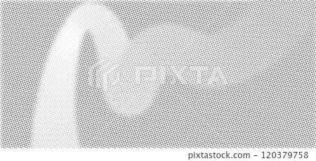 Halftone backdrop with noise effect. Grainy gradient ribbon pattern from dots. Grunge noise background. Abstract noise stipple effect. Black dotwork grain texture. Vector halftone round, dots sphere Halftone backdrop with noise effect. Grainy gradient ribbon pattern from dots. Grunge noise background. Abstract noise stipple effect. Black dotwork grain texture. Vector halftone round, dots sphere 120379758