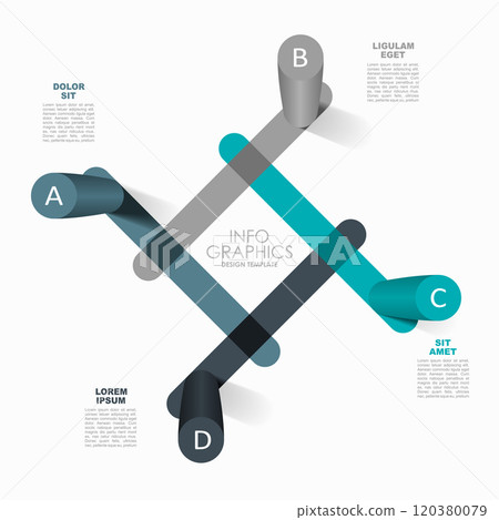 Infographic design template with place for your data. Vector illustration. Infographic design template with place for your data. Vector illustration. 120380079