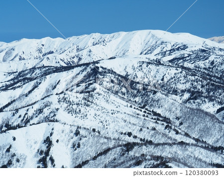 從尾瀨涉津山眺望平嶽山 120380093