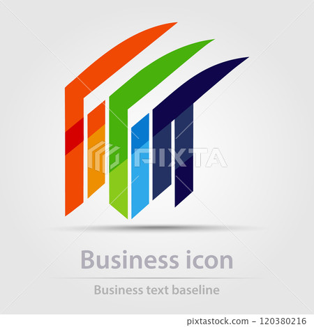 Originally designed vector  color business icon 120380216
