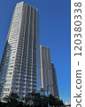 Tower apartment complex in Shinonome, Koto Ward 120380338