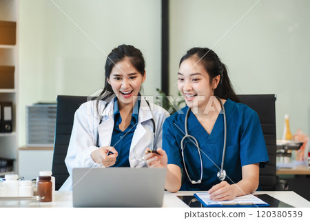 Successful medical team , Professional, confident, and supportive collaboration for healthcare wellness. Successful medical team , Professional, confident, and supportive collaboration for healthcare wellness. 120380539