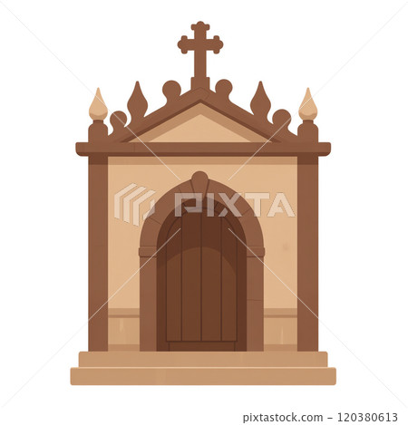 Small stone church 120380613