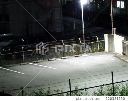 Night parking lot Night parking lot 120381630