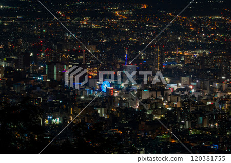 從藻岩山看札幌市中心 120381755