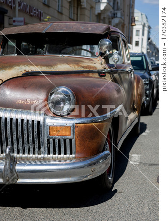 vintage car Desoto vintage car Desoto 120382174