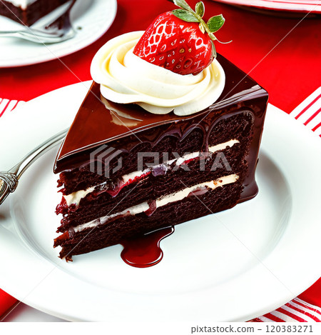 Delicious ice cream for you to enjoy with your loved one on Valentine's Day and also on a daily basis. 120383271