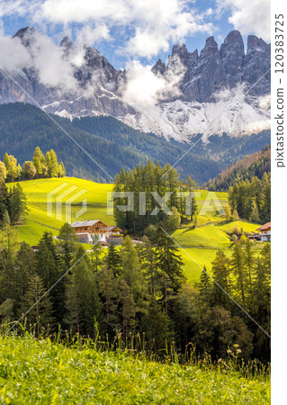 St. Magdalena Santa Maddalena Dolomites, Italy St. Magdalena Santa Maddalena Dolomites, Italy 120383725