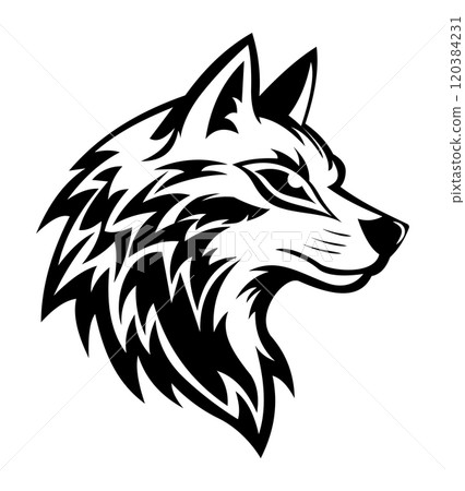 wolf logo creative and original for your business or company logotype vector illustration 120384231