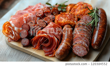 Assorted ham 120384552