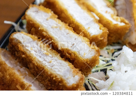 Tonkatsu lunch box 120384811